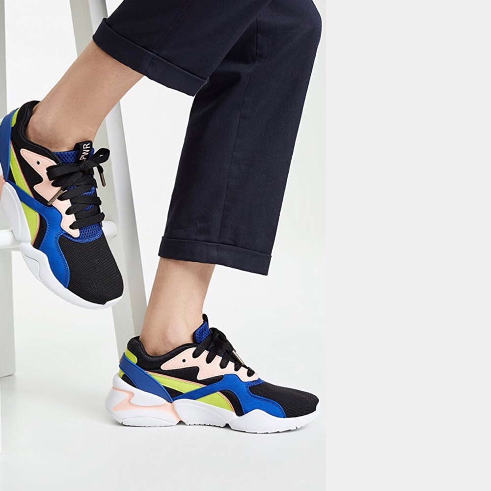 PUMA Nova Girl Power Sneakers 💗💚💙🖤